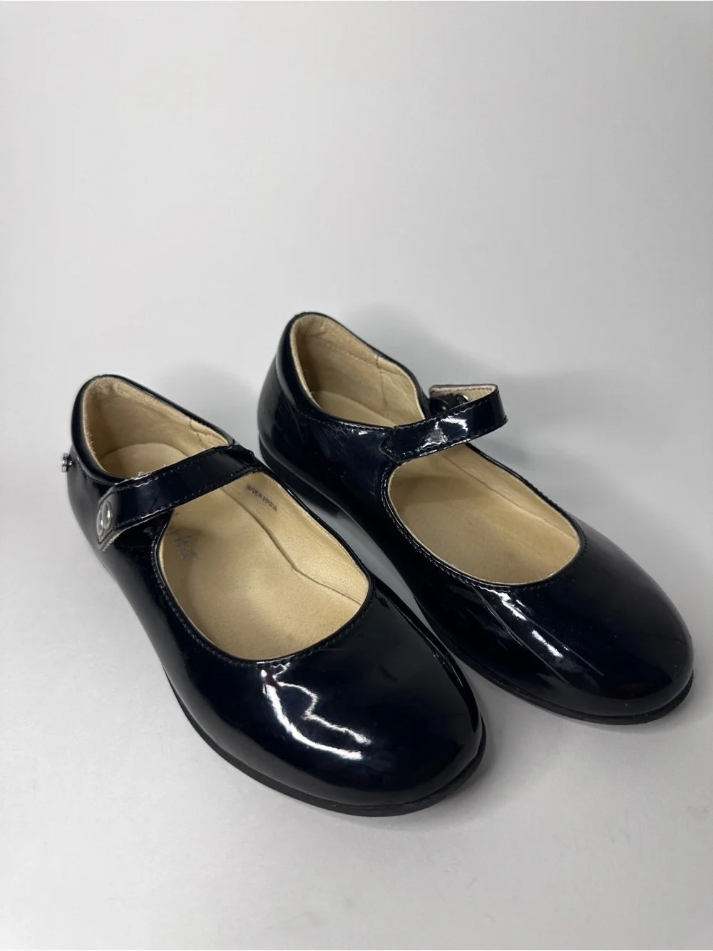 Naturino Girls Black Patent Leather Mary Jane Shoes EU 30, US 13